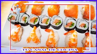 🈚 COMO HACER SUSHI MUY FACIL EN CASA ✔ COCINA ORIENTAL PASO A PASO [upl. by Ignacio965]