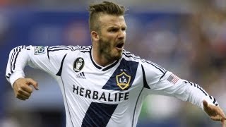 David Beckham goal on free kick vs Montreal Impact MLS Highlight [upl. by Essile]