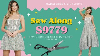 Madalynne X Simplicity S9779 Sew Along  Part 4 [upl. by Atterahs979]