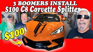 Budget C8 Corvette Mod That Will Blow Your Mind  100 Splitter  Product Link in Description [upl. by Horst831]