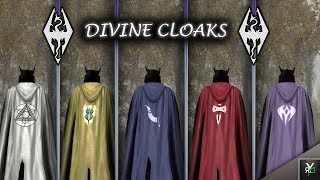 DIVINE CLOAKS Clothing Mod Xbox Modded Skyrim Mod Showcase [upl. by Bouzoun594]