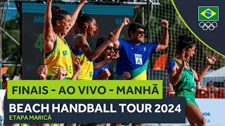 BEACH HANDBALL GLOBAL TOUR 2024  AO VIVO  MANHÃ  FINAIS [upl. by Lleze]