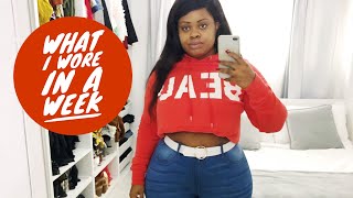 Plus Size  What I Wore This Week No3 Winter Outfits  Edee Beau [upl. by Oshinski134]