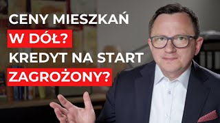 CENY mieszkań OSTRO w DÓŁ Co z KREDYTEM na START Analiza ekonomiczna [upl. by Nnyletak]