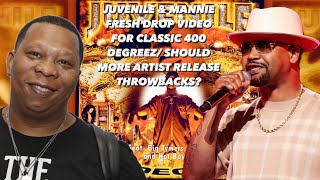 JUVENILE amp MANNIE FRESH DROP VIDEO FOR CLASSIC 400 DEGREEZ SHOULD MORE ARTIST RELEASE THROWBACKS [upl. by Bocaj216]