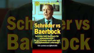 Politik Gerhard Schröder China Baerbock Präsident Xi Jinping Diktator NewsTicker360 SPD [upl. by Aro]