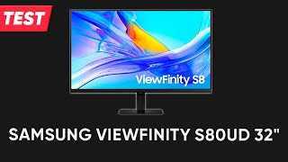 Monitor Samsung ViewFinity S80UD 32” LS32D800UAUXEN  TEST  Deutsch [upl. by Obau]