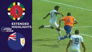 Dominica vs Anguilla Extended Highlights  CONCACAF NATIONS LEAGUE  CBS Sports Golazo [upl. by Pomfrey]