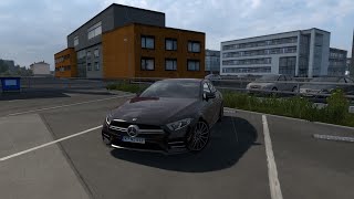 2021 MercedesBenz CLS 53 AMG POV test drive Euro Truck Simulator 2 ets2mods mercedes ets2 [upl. by Adlesirc]