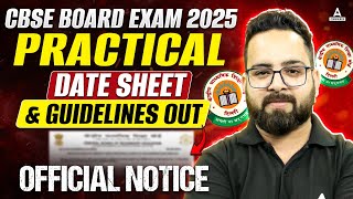 🔥 CBSE Latest News  CBSE 2025 Practical Exam Date Sheet Released  Check Dates amp Guidelines Now [upl. by Litnahc]