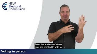 Voting options for 2024 NSW Local Government elections AUSLAN [upl. by Thinia]