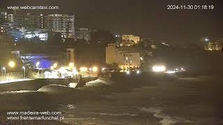 Live Praia Formosa Beach Webcam Madeira WebFrente MarFunchal [upl. by Otis]