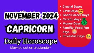 Capricorn November 2024 Horoscope [upl. by Jesus192]