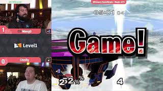 Mang0 Falco vs Ossify Marth  Melee Singles Winners SemiFinal  Full Bloom 2024 [upl. by Alur]