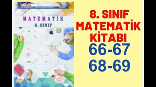 8 SINIF MATEMATİK DERS KİTABI SAYFA 66  67  68  69  8SINIF MATEMATİK MEB YAYINLARI [upl. by Hau]