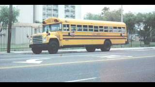 AUDIO RECORDING OF MIAMI DADE 1981 BLUE BIRD IHC SCHOOL BUS 144223 345 V8 ENGINE [upl. by Bathesda]