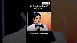 Your Life Your Way 🔥 Priyanka Chopra Motivation shorts [upl. by Langer855]