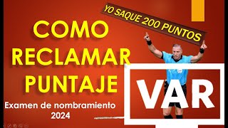 COMO PRESENTAR UN RECLAMO  EXAMEN DE NOMBRAMIENTO 2024 [upl. by Ransome]