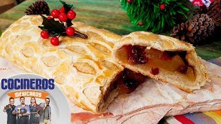 Receta Estrudel de manzana  Cocineros Mexicanos [upl. by Briney]