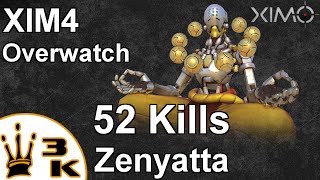 XIM4  Overwatch 52 Kills Zenyatta on Illios PS4 [upl. by Stein]