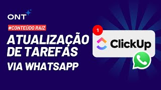 Como enviar notificações do CLICKUP direto no WhatsApp  Build in Public [upl. by Ethban]