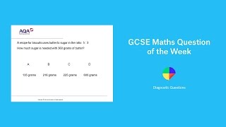 Ratio Recipes GCSE Maths Question of the Week [upl. by Ohl]