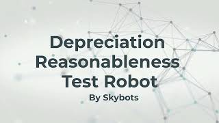 RPA  Depreciation Reasonableness Test [upl. by Aniras]