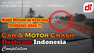 CAR amp MOTOR CRASH DASHCAM INDONESIA COMPILATION MEI4 2023 [upl. by Eyak]