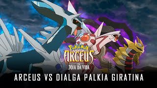 Giratina VS Dialga Saved Pikachu [upl. by Ahl900]