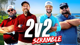 Scramble match at the BEST golf course in Scotland [upl. by Eiramanel]