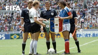 France 02 Germany FR  1986 FIFA World Cup  Match Highlights [upl. by Atlas]