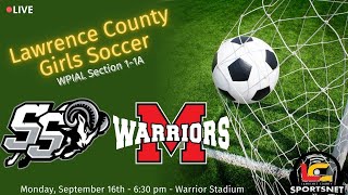 Mohawk Warriors vs South Side Rams  WPIAL Girls Soccer  Sept 16 2024 [upl. by Keary773]