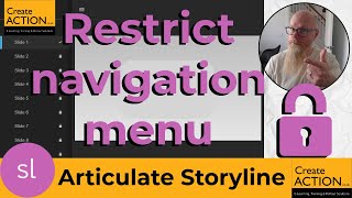 Lock down the side menu in Articulate Storyline [upl. by Abey]