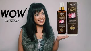 Wow Onion Black Seed Hair Oil Review  RUTUMA [upl. by Anavas]