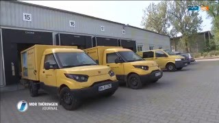 TV Doku Die Deutsche Post DHL fährt jetzt mit Elektroauto´s  mdr [upl. by Ecnarrat]