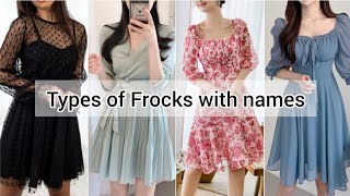 Types of frocks with namesFrocks namesFrock designs for girls women ladiesFrocks suit designs [upl. by Notnirt]