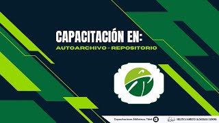 Capacitación Autoarchivo Psicología [upl. by Gabie]