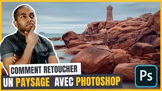 Comment retoucher un paysage avec Photoshop [upl. by Nickey]