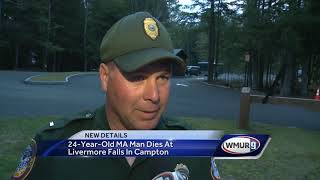 Massachusetts man dies at Livermore Falls in Campton [upl. by Borgeson]