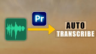 AUTO TRANSCRIBE and Subtitle Video in Premiere Pro [upl. by Borden904]