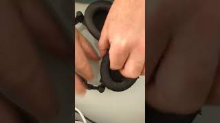 Replacing the ear pads on your Sennheiser HD380 Pro headphones [upl. by Sieber]