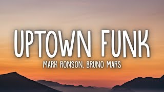 Mark Ronson  Uptown Funk Lyrics ft Bruno Mars [upl. by Cirded]