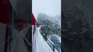 Glacier Express Switzerland 🇨🇭 ❤️ nature alam travel [upl. by Ahtanamas]