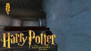 Harry Potter and the Philosophers Stone PS1 100  Part 13  The Forbidden Corridor Troll Chase [upl. by Enerol733]