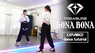 TREASURE  ‘BONA BONA’ Dance Tutorial  EXPLAINED  Mirrored [upl. by Coben]