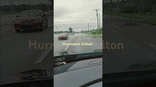 Hurricane milton flooding the streets of Tampa FlastormHurricanemiltonminibikelife [upl. by Ardnoyek531]