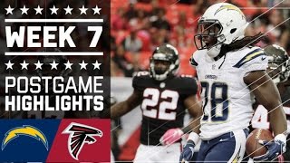 Chargers vs Falcons  NFL Week 7 Game Highlights [upl. by Richma]