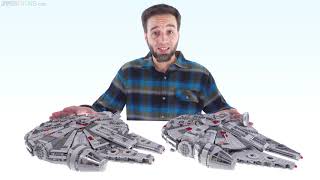 LEGO Star Wars Sequel Trilogy retrospective 1 Millennium Falcons 75105 amp 75257 [upl. by Dash132]