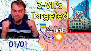 Update from Ukraine  Ukraine Targeted VIP Ruzzain officers in Donetsk  Great start of 2024 [upl. by Halden]