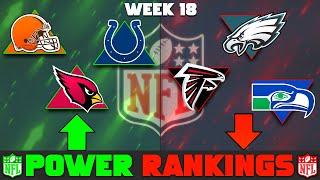 NFL Week 18 Power Rankings 2023 [upl. by Gweneth927]